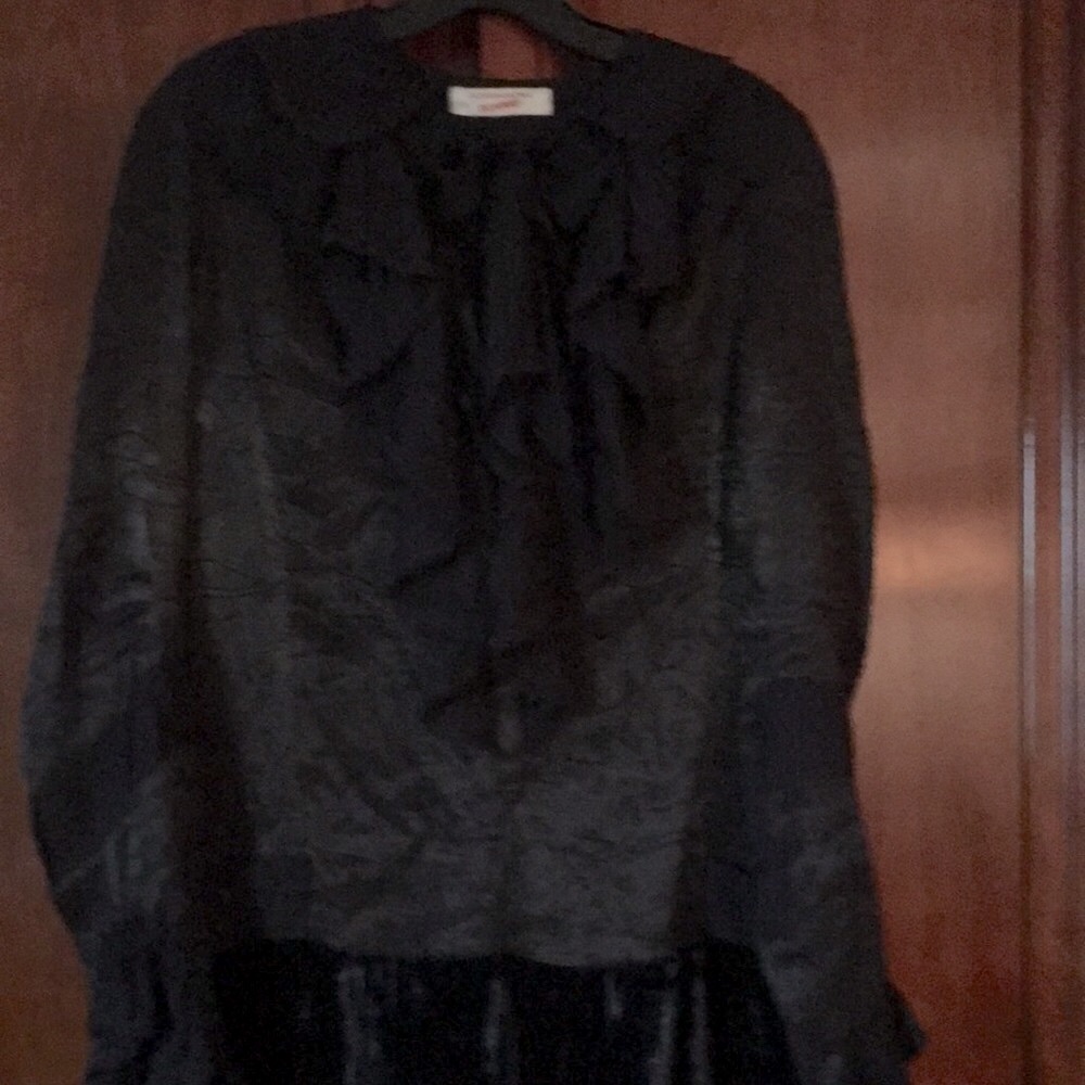 Dress  , knee length , dark blue with grey